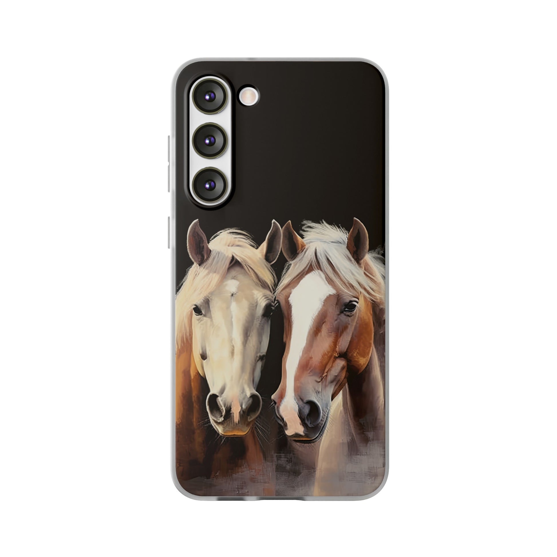 Flexible Horse Phone Case "Reliable Companions"