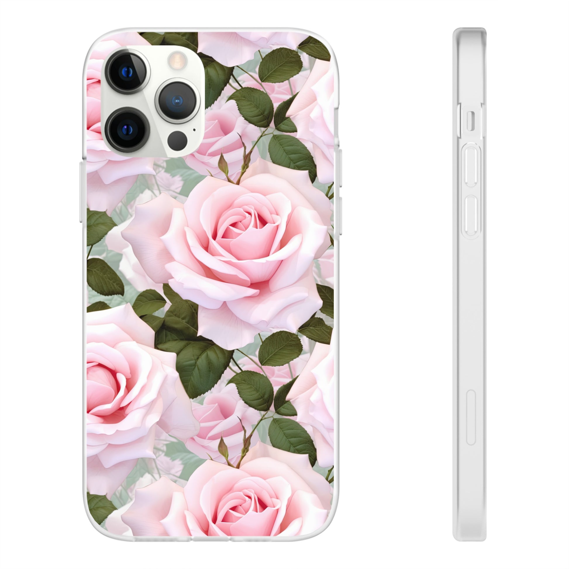 Flexible Pink Rose Phone Case