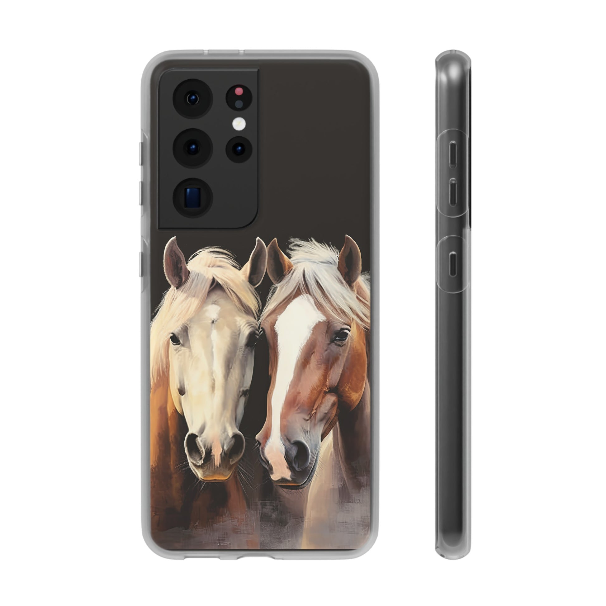 Flexible Horse Phone Case "Reliable Companions"