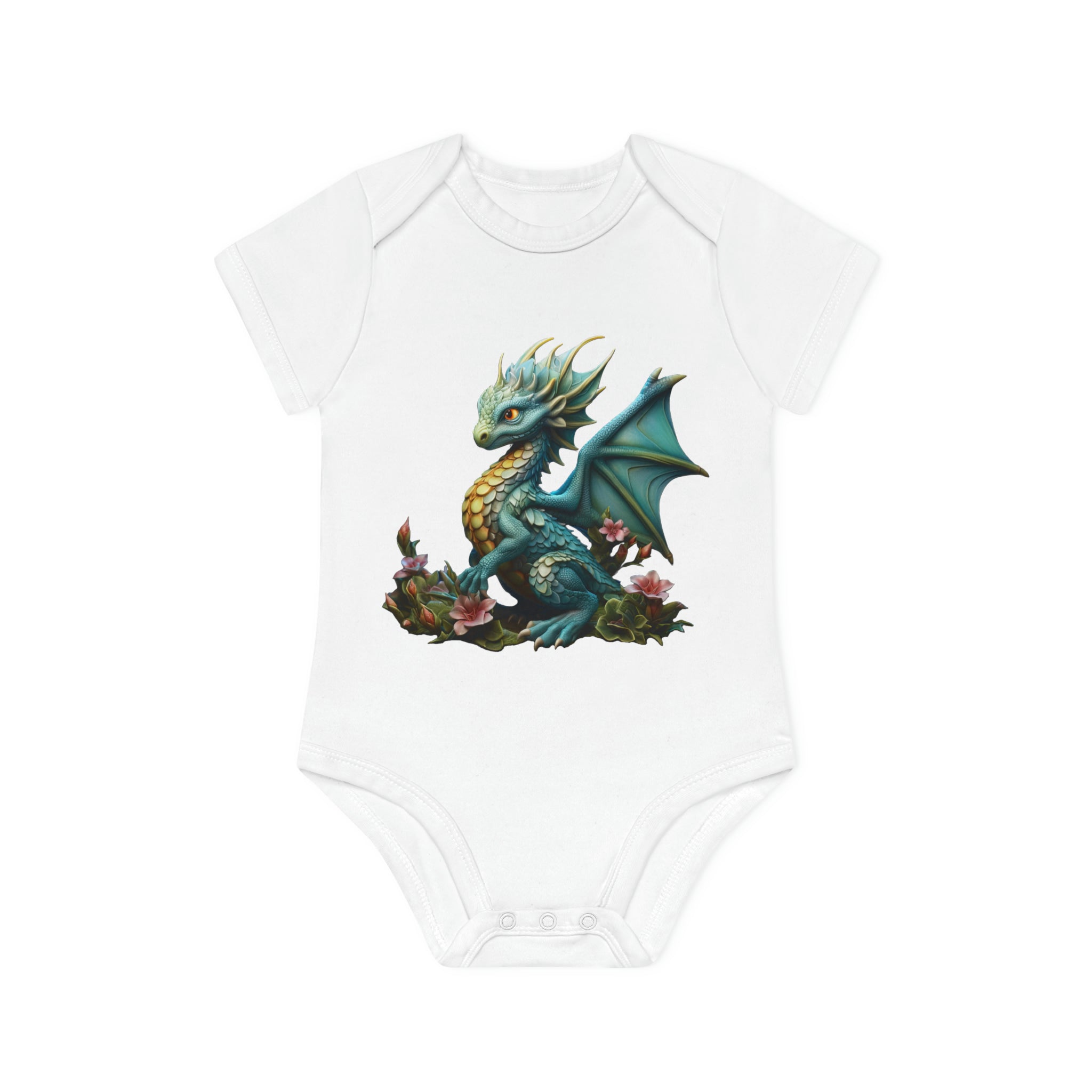 Short-Sleeve Emerald Dragon Body - Eco-Friendly