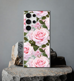 Flexible Pink Rose Phone Case