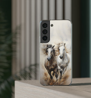 Flexible Horse-Themed Phone Case 