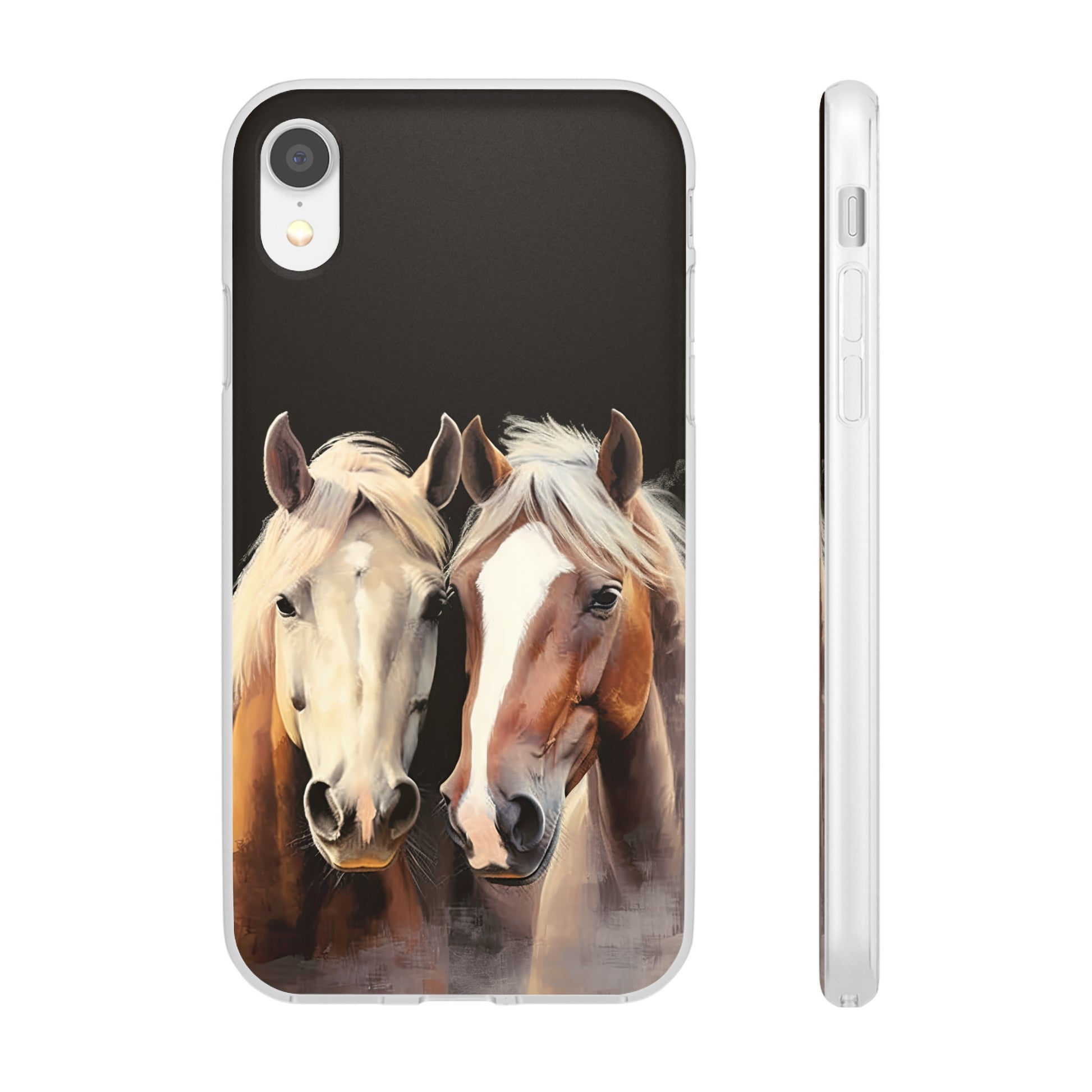 Flexible Horse Phone Case "Reliable Companions"