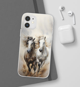 Flexible Horse-Themed Phone Case 