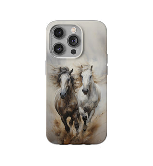 Flexible Horse-Themed Phone Case 