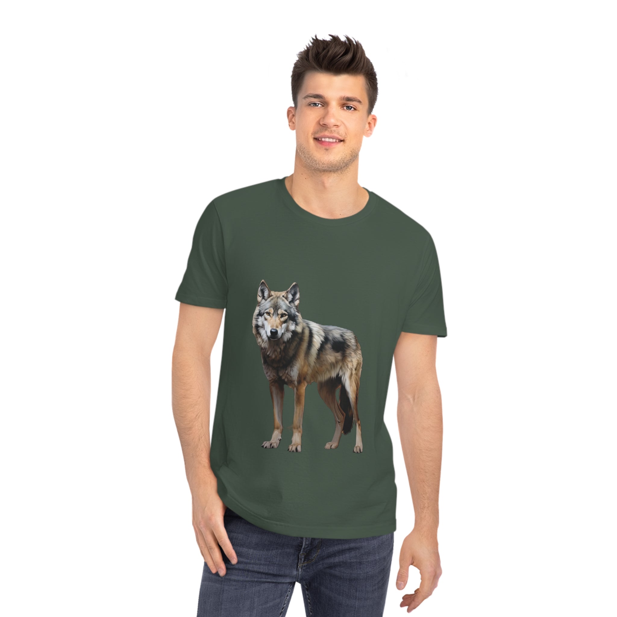 T-shirt loup unisexe - respectueux de l'environnement 