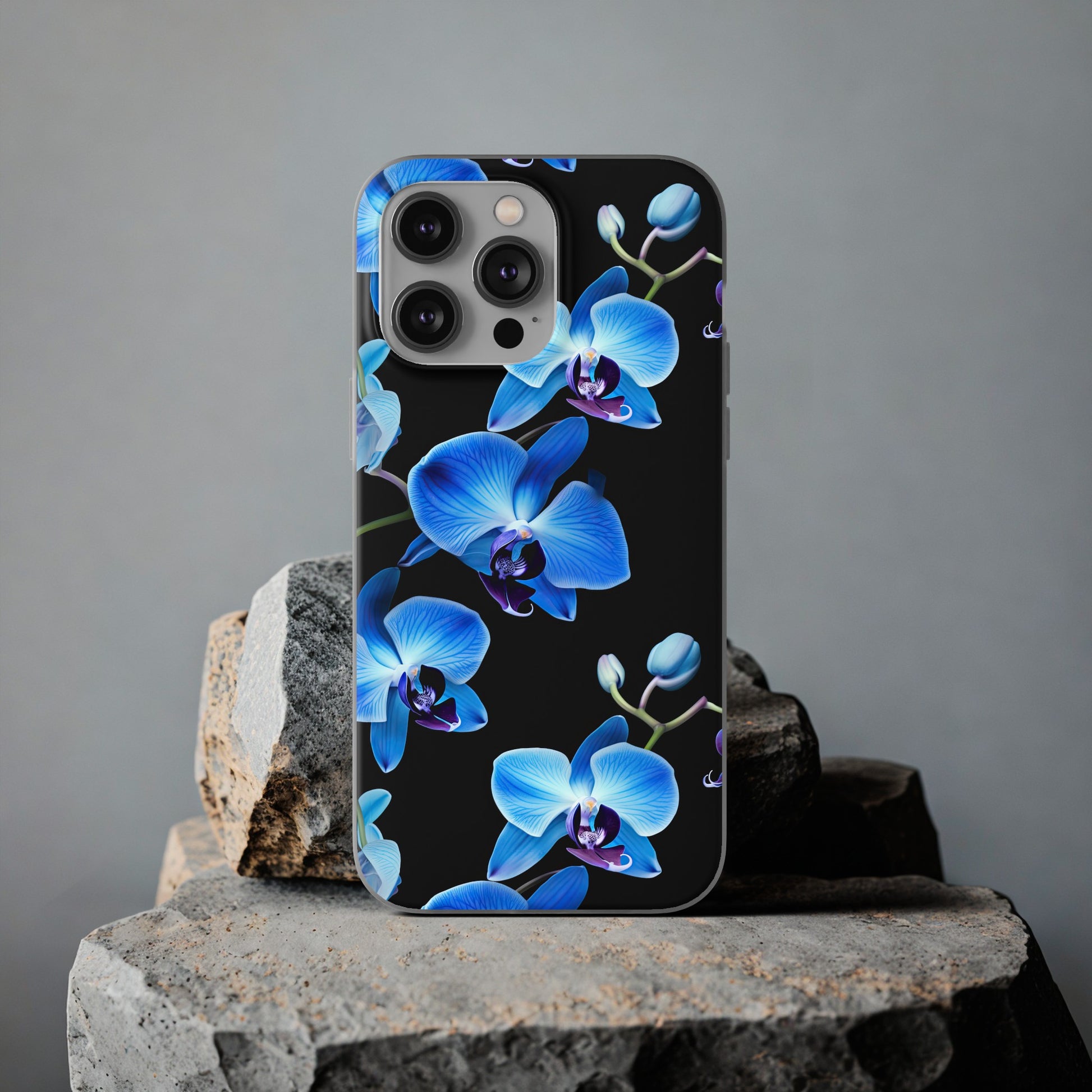 Flexible Blue Orchid Phone Cases