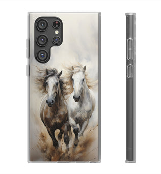 Flexible Horse-Themed Phone Case 