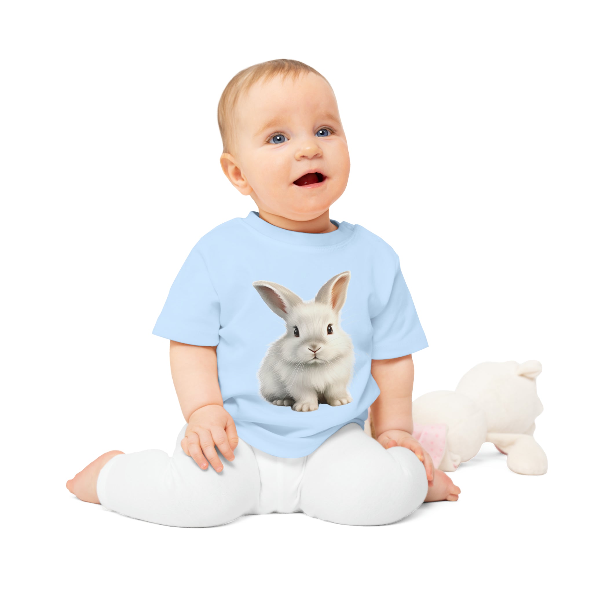 Baby-Häschen-T-Shirt – umweltfreundlich 