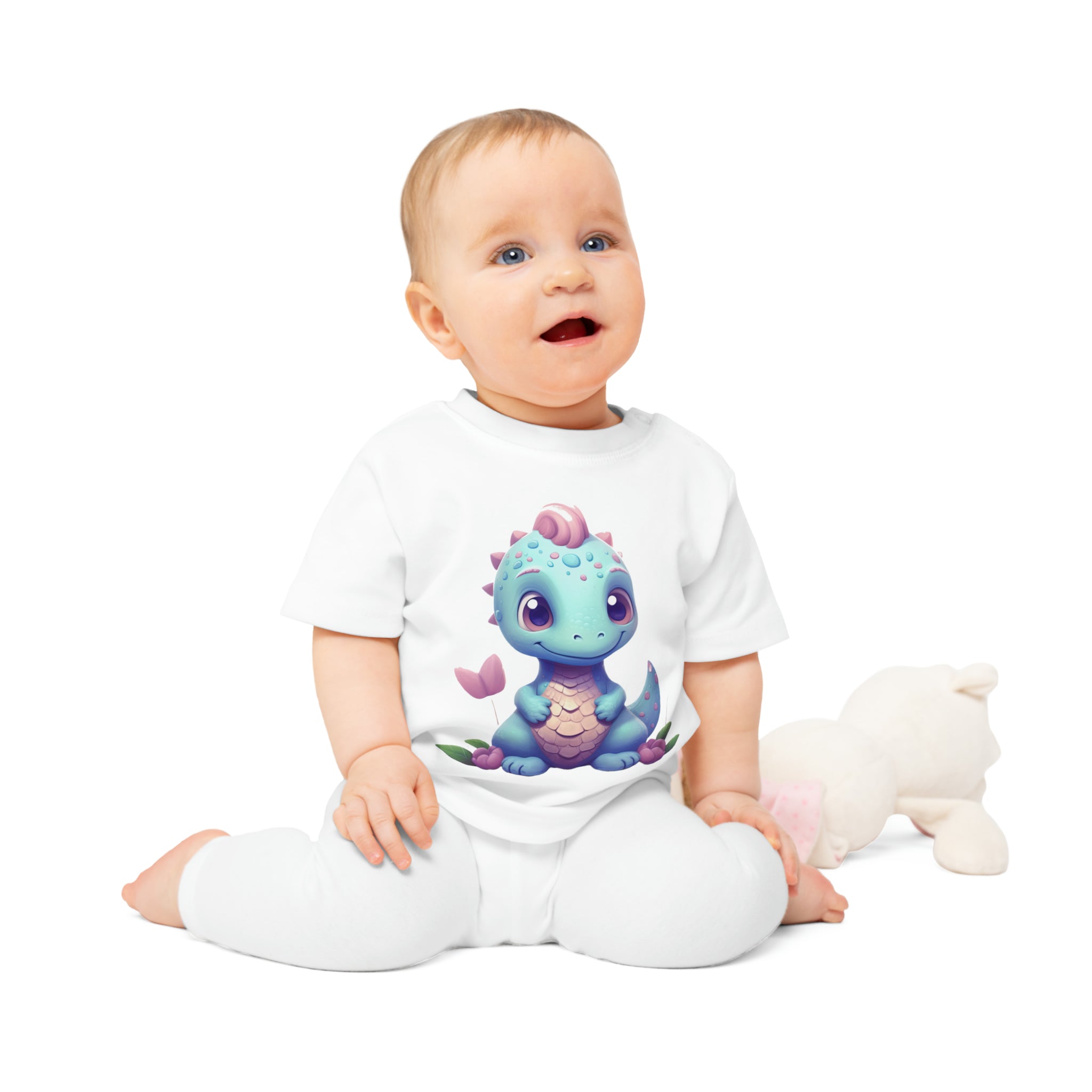 T-Shirt Bébé Dinosaure - Ecologique