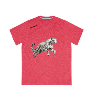 Men's Sports T-shirt with Running Cheetah