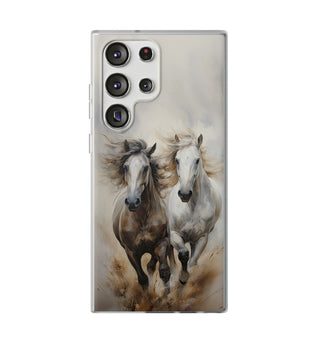 Flexible Horse-Themed Phone Case 