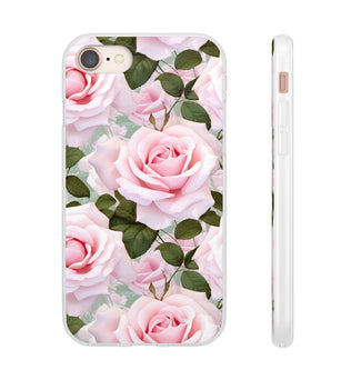 Flexible Pink Rose Phone Case