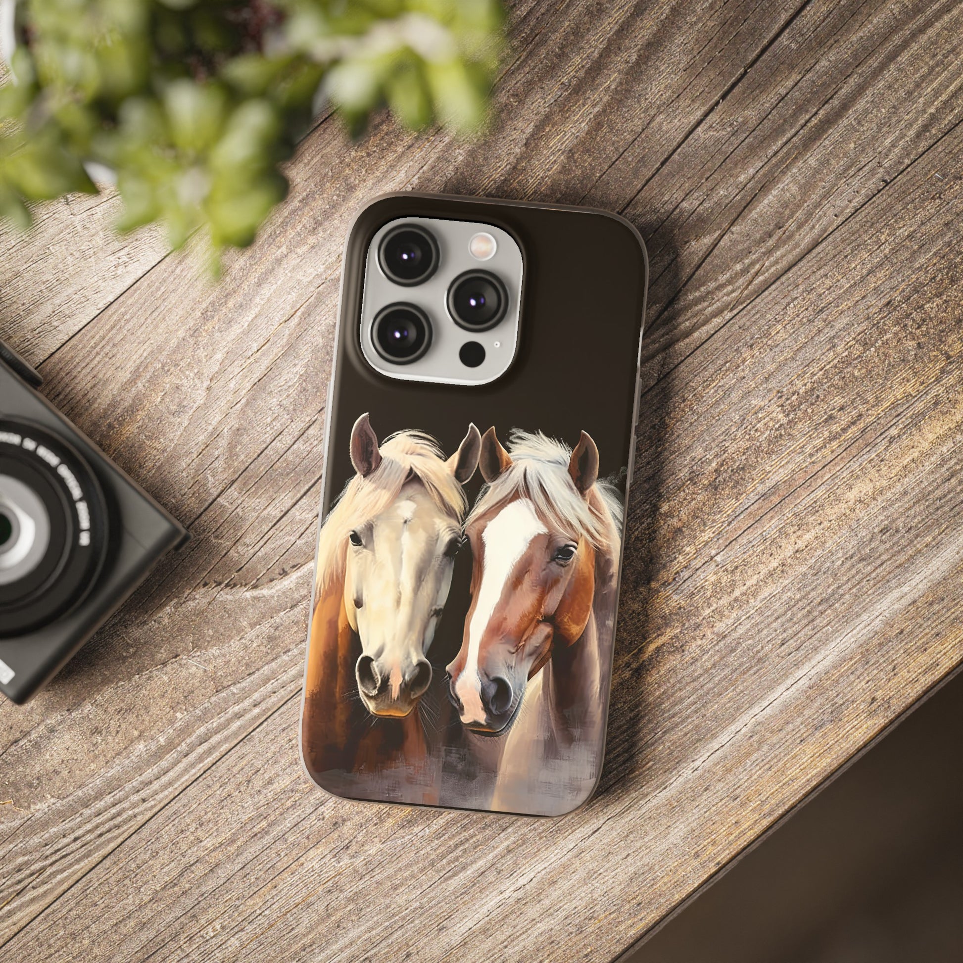 Flexible Horse Phone Case "Reliable Companions"