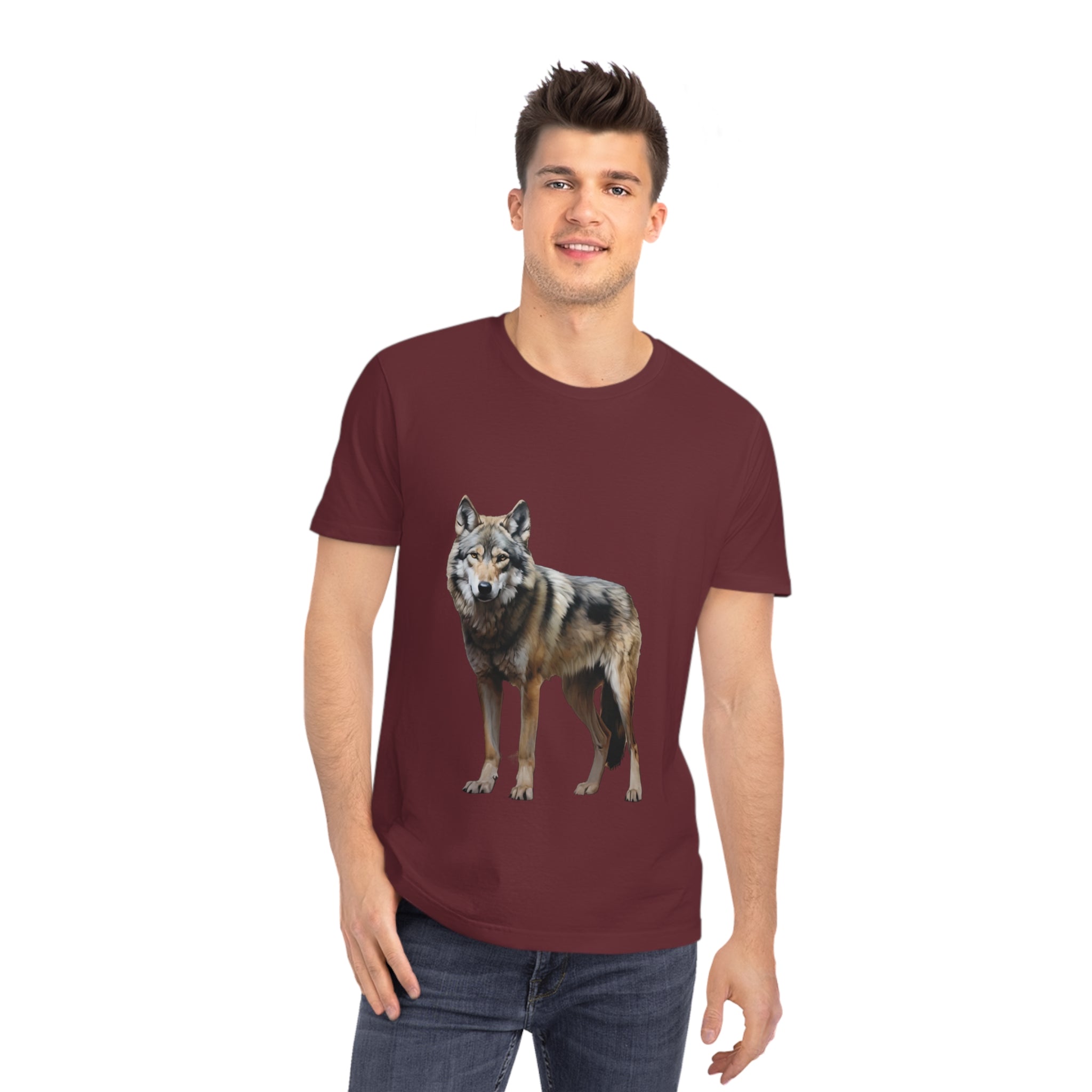 T-shirt loup unisexe - respectueux de l'environnement 