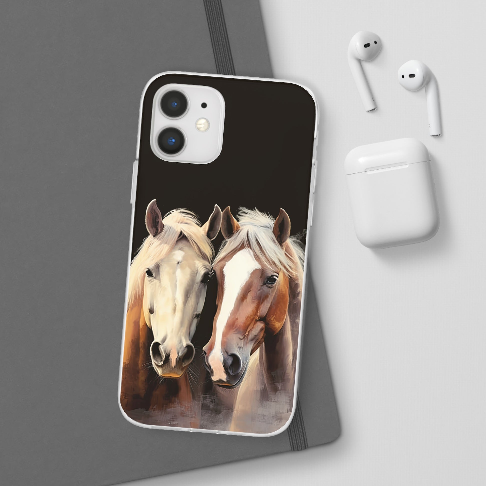 Flexible Horse Phone Case "Reliable Companions"