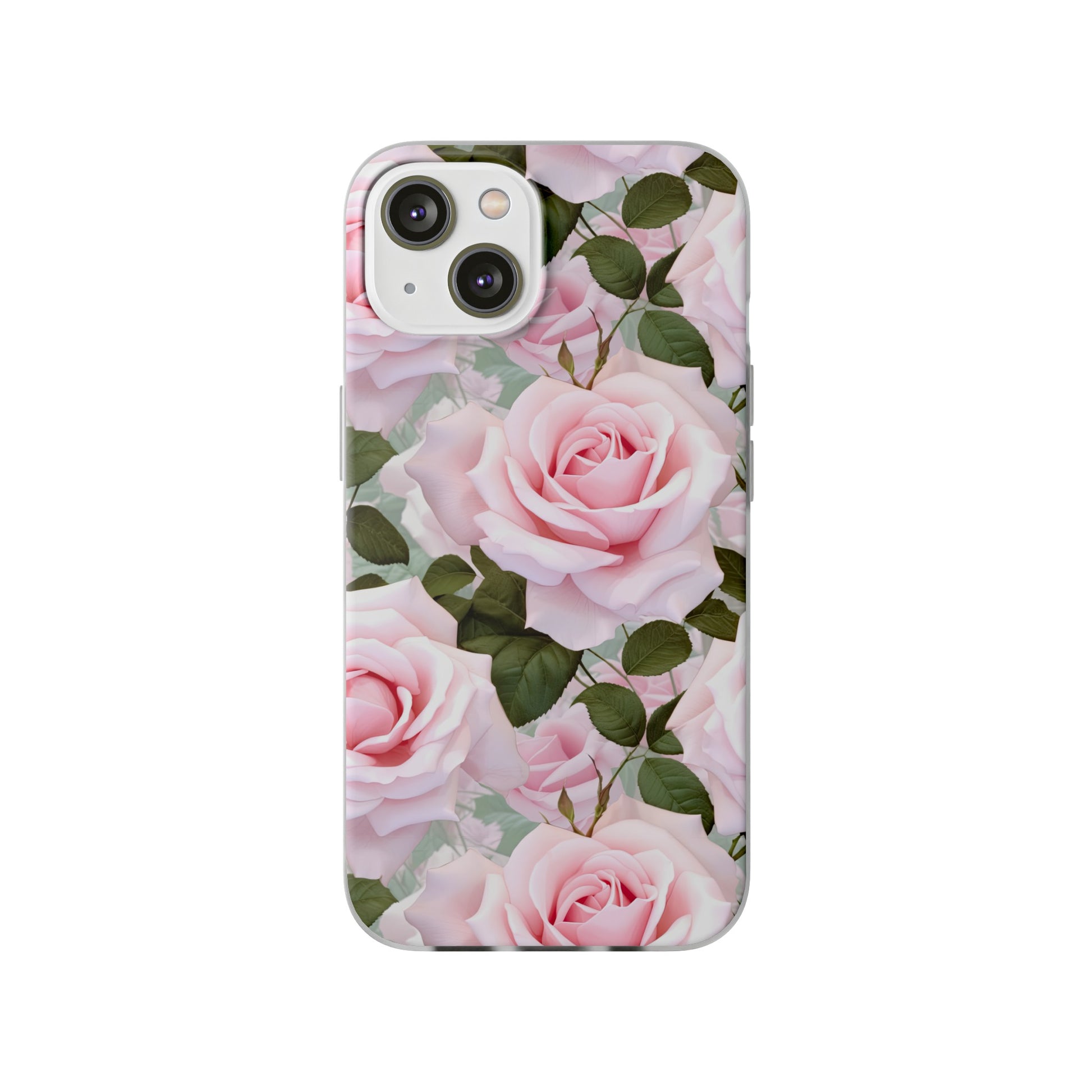 Flexible Pink Rose Phone Case