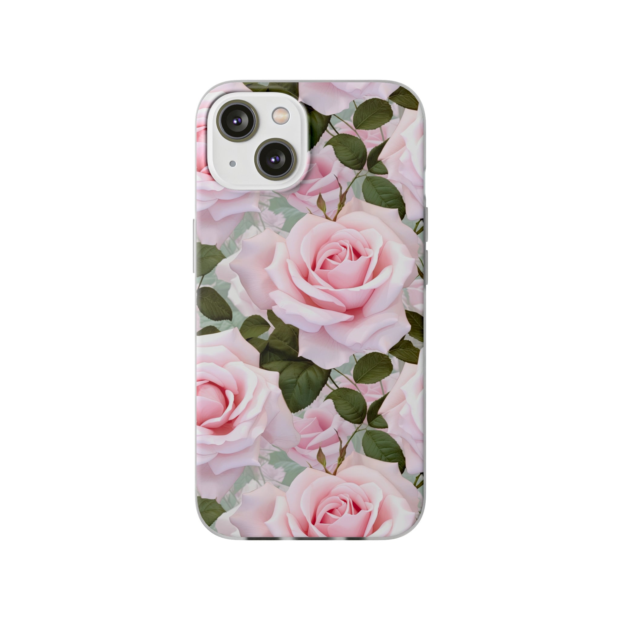 Étui de téléphone flexible rose rose 