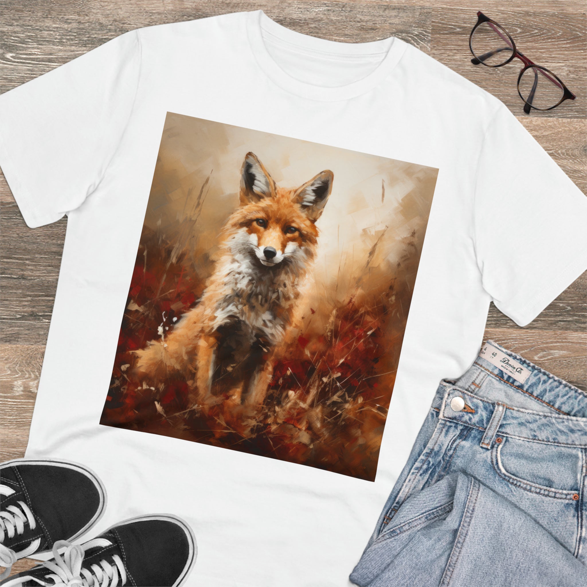 Unisex Fox T-Shirt – umweltfreundlich 