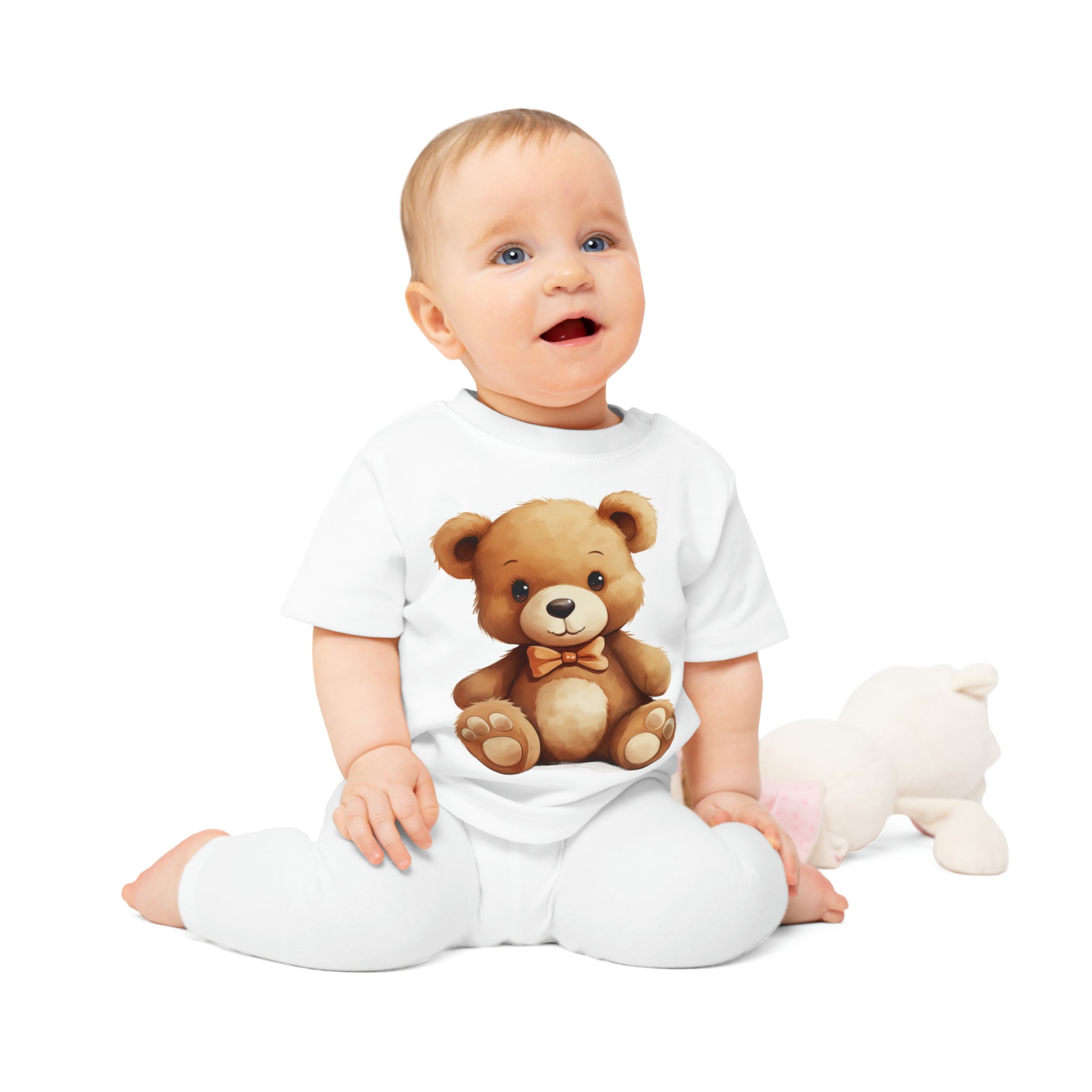 T-Shirt Bébé Teddy - Écologique 