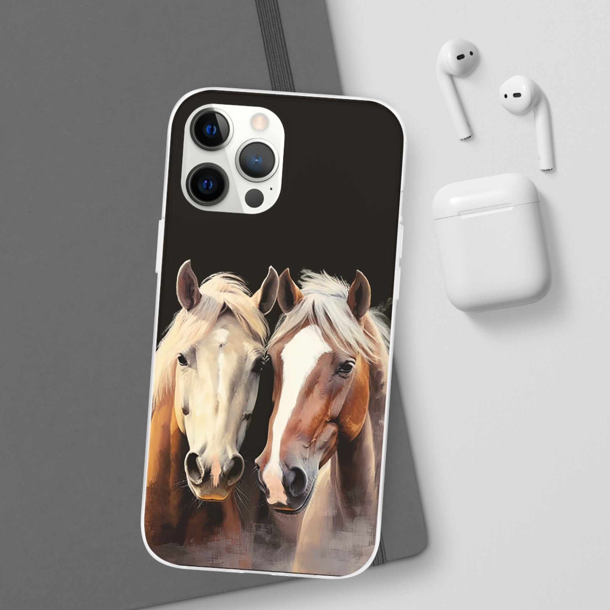 Flexible Horse Phone Case "Reliable Companions"