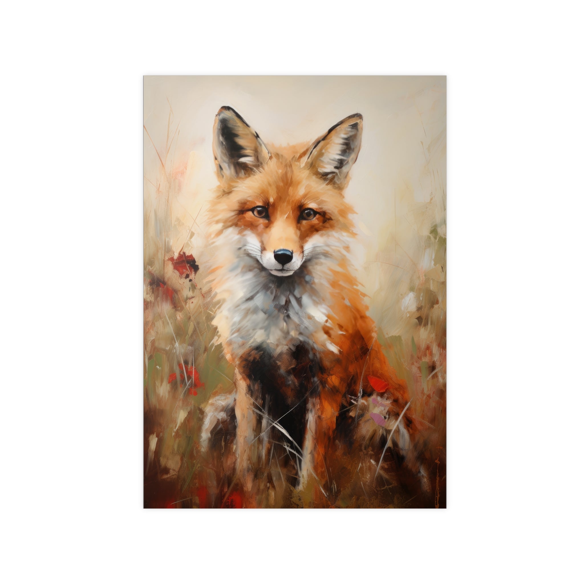 Fox Poster on Photopaper