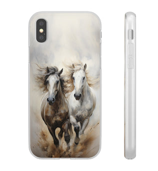 Flexible Horse-Themed Phone Case 