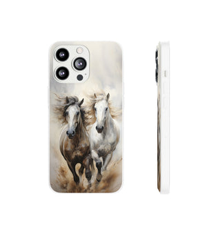 Flexible Horse-Themed Phone Case 