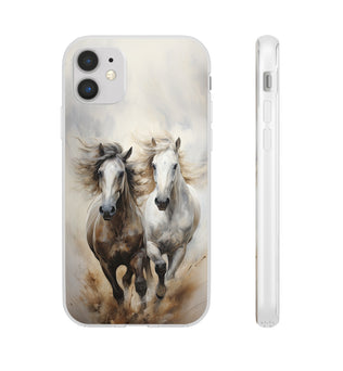 Flexible Horse-Themed Phone Case 