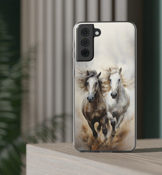 Flexible Horse-Themed Phone Case 