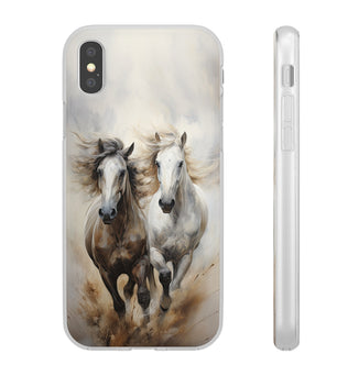 Flexible Horse-Themed Phone Case 