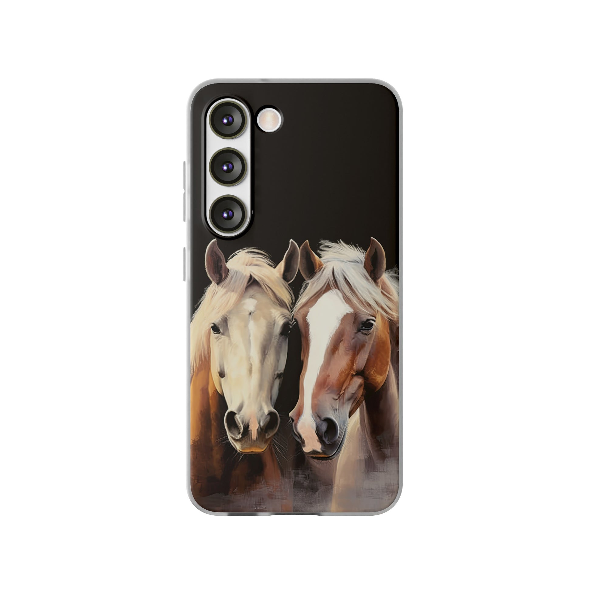 Flexible Horse Phone Case "Reliable Companions"