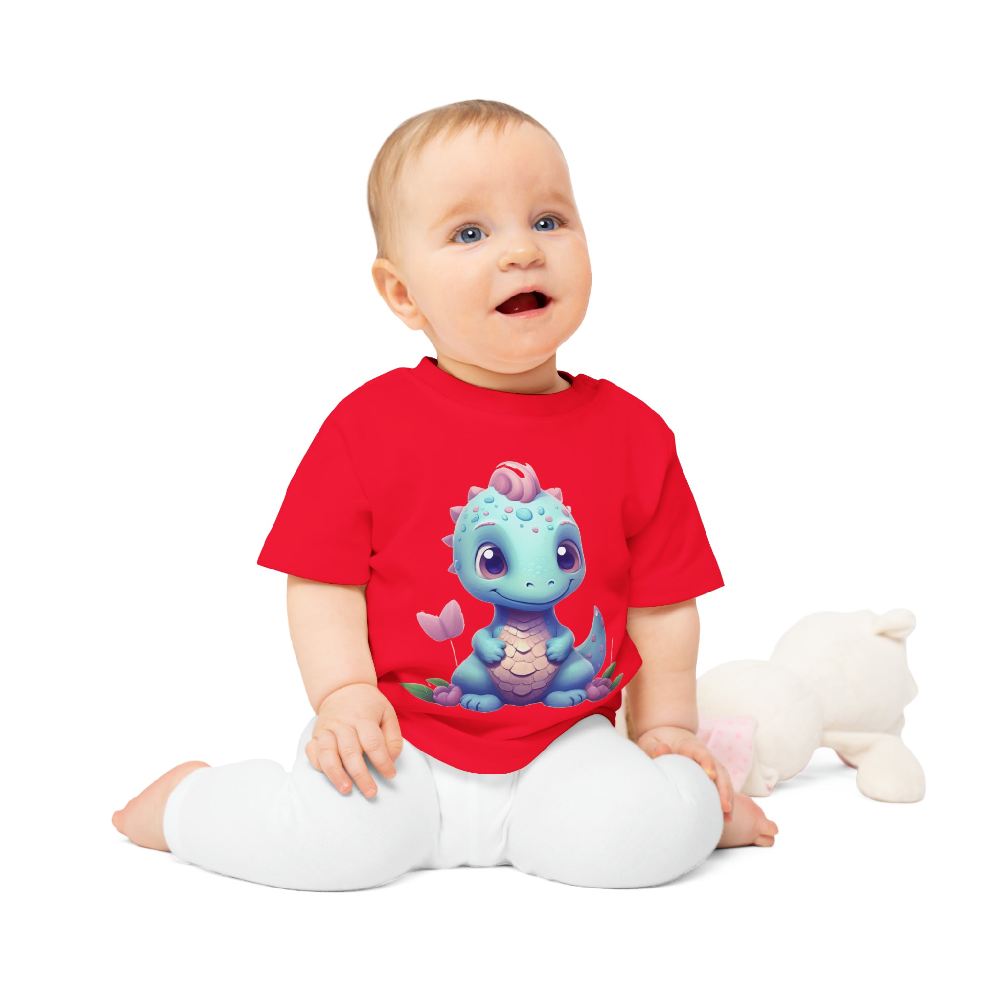 Baby-Dinosaurier-T-Shirt – umweltfreundlich