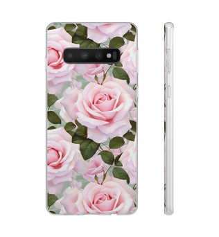 Flexible Pink Rose Phone Case