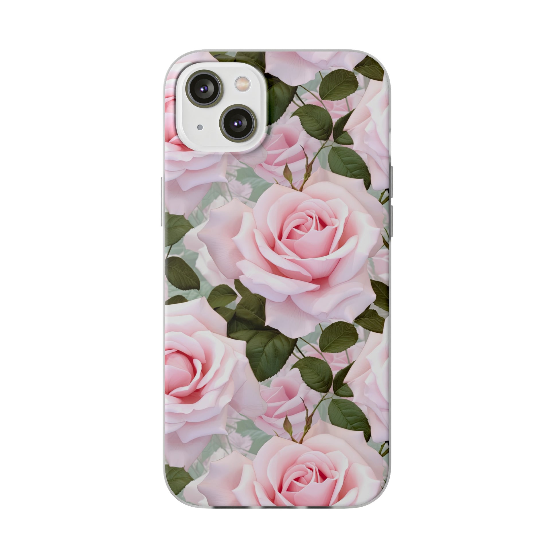 Flexible Pink Rose Phone Case