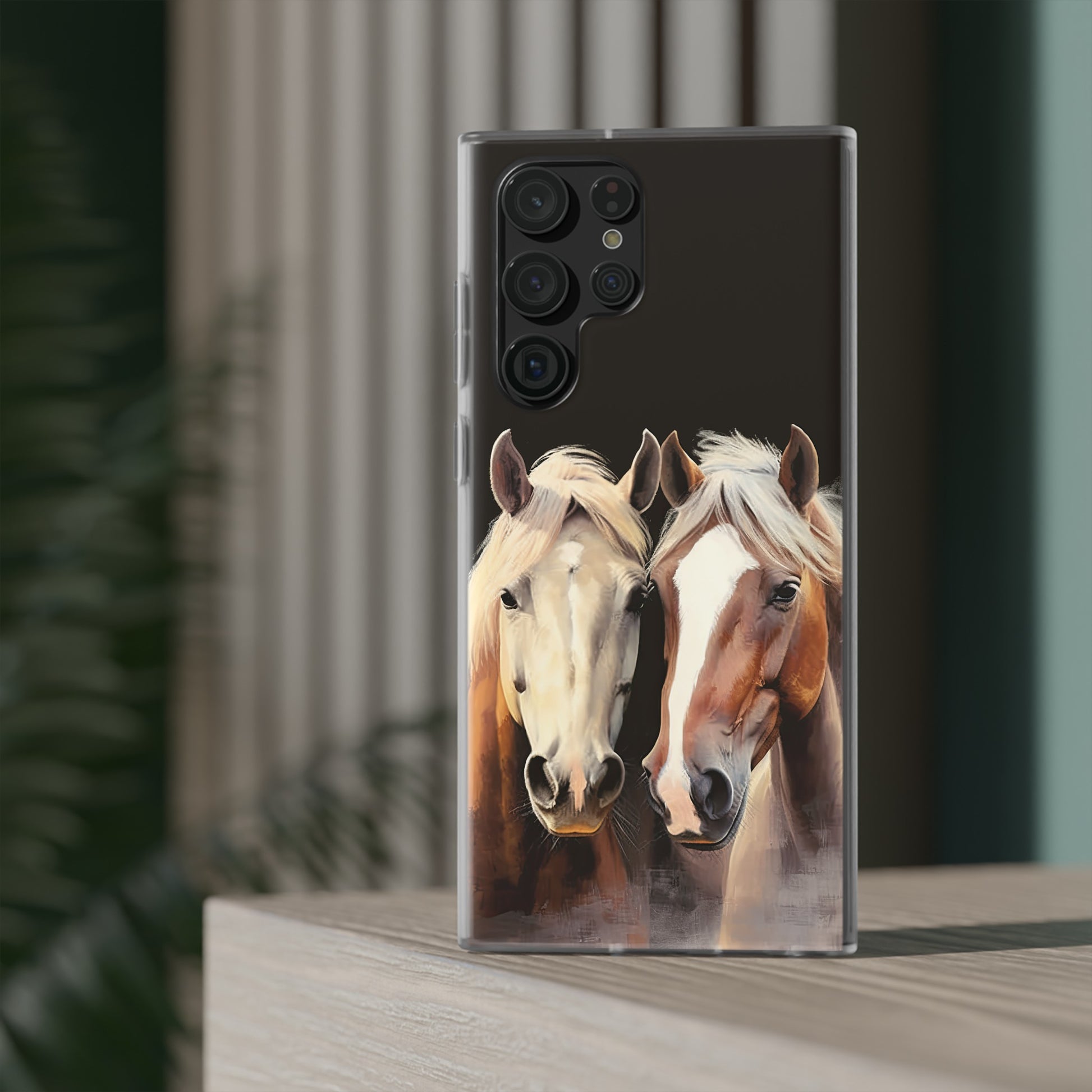 Flexible Horse Phone Case "Reliable Companions"