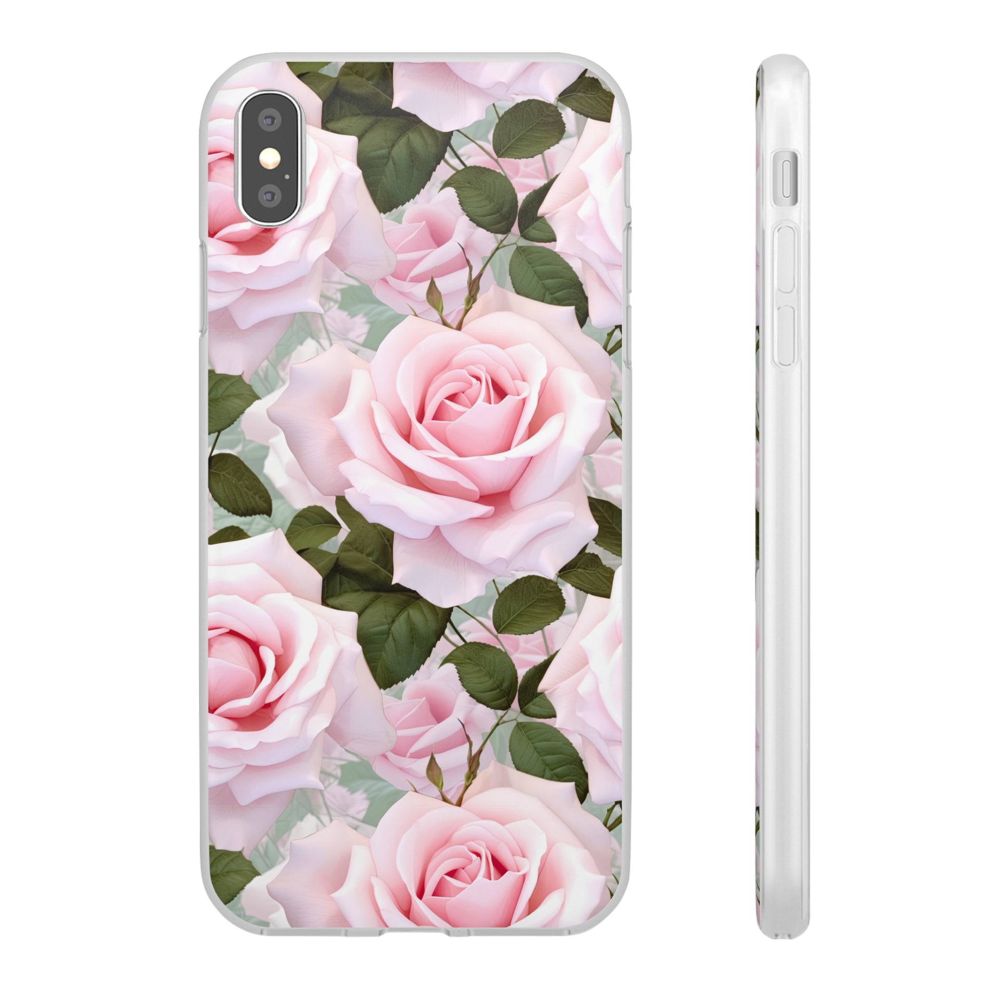 Flexible Pink Rose Phone Case