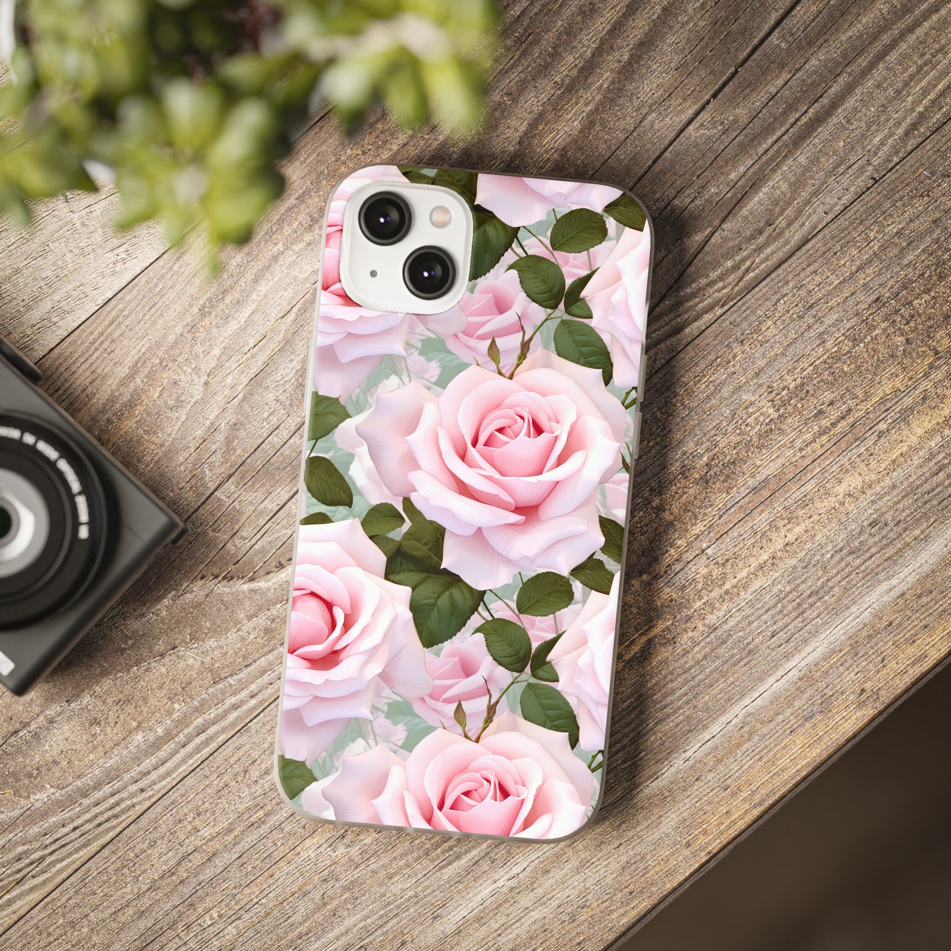 Flexible Pink Rose Phone Case