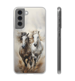 Flexible Horse-Themed Phone Case 