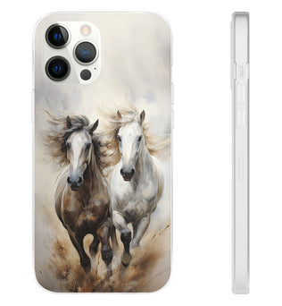 Flexible Horse-Themed Phone Case 