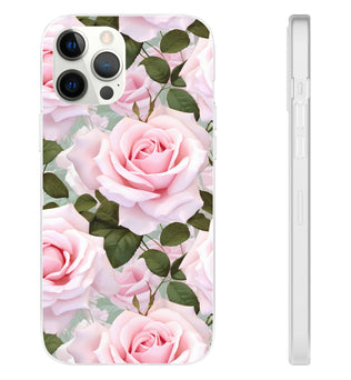 Flexible Pink Rose Phone Case