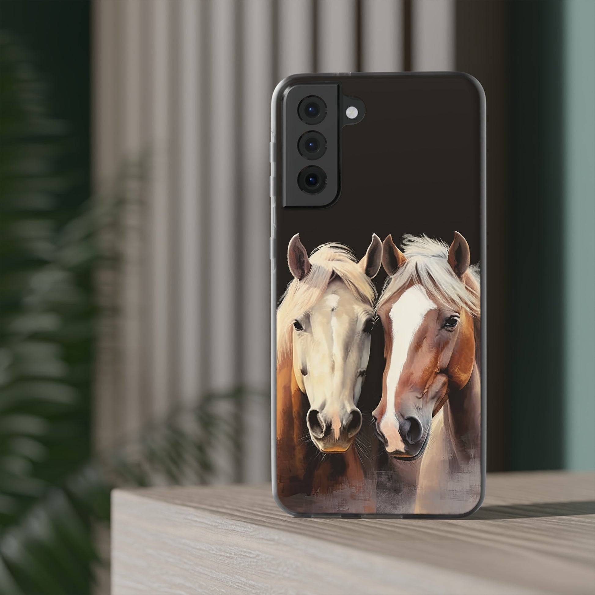 Flexible Horse Phone Case "Reliable Companions"