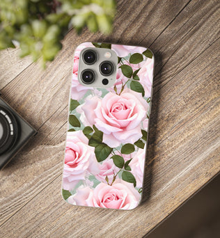 Flexible Pink Rose Phone Case