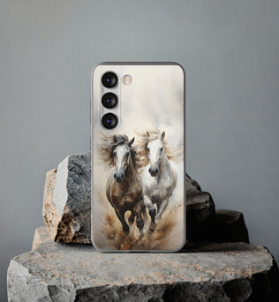 Flexible Horse-Themed Phone Case 