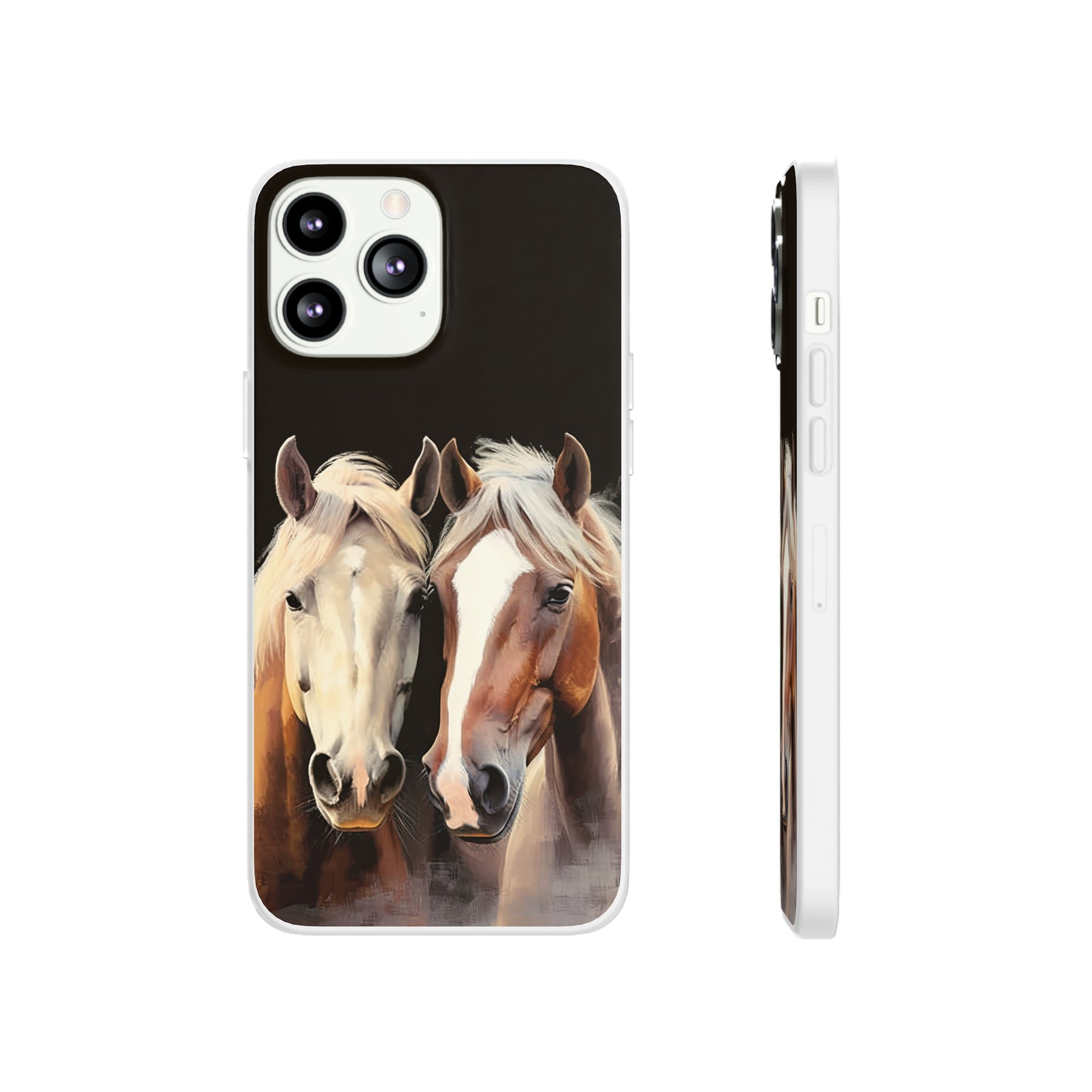 Flexible Horse Phone Case "Reliable Companions"