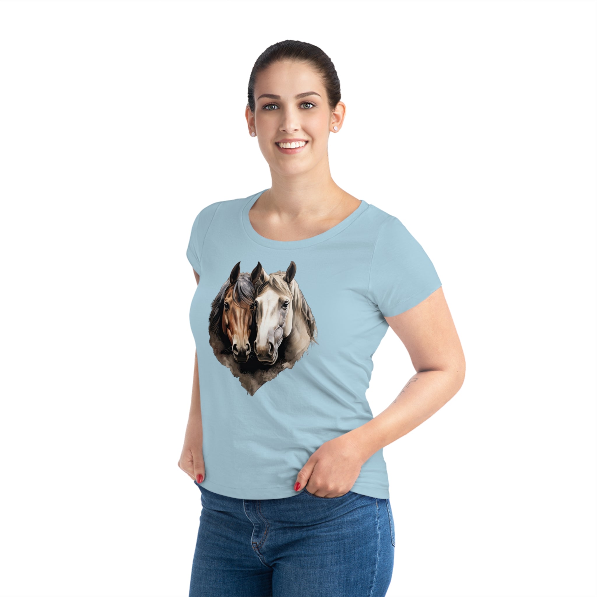 T-shirt cheval pour femmes Horse Harmony - Respectueux de l'environnement