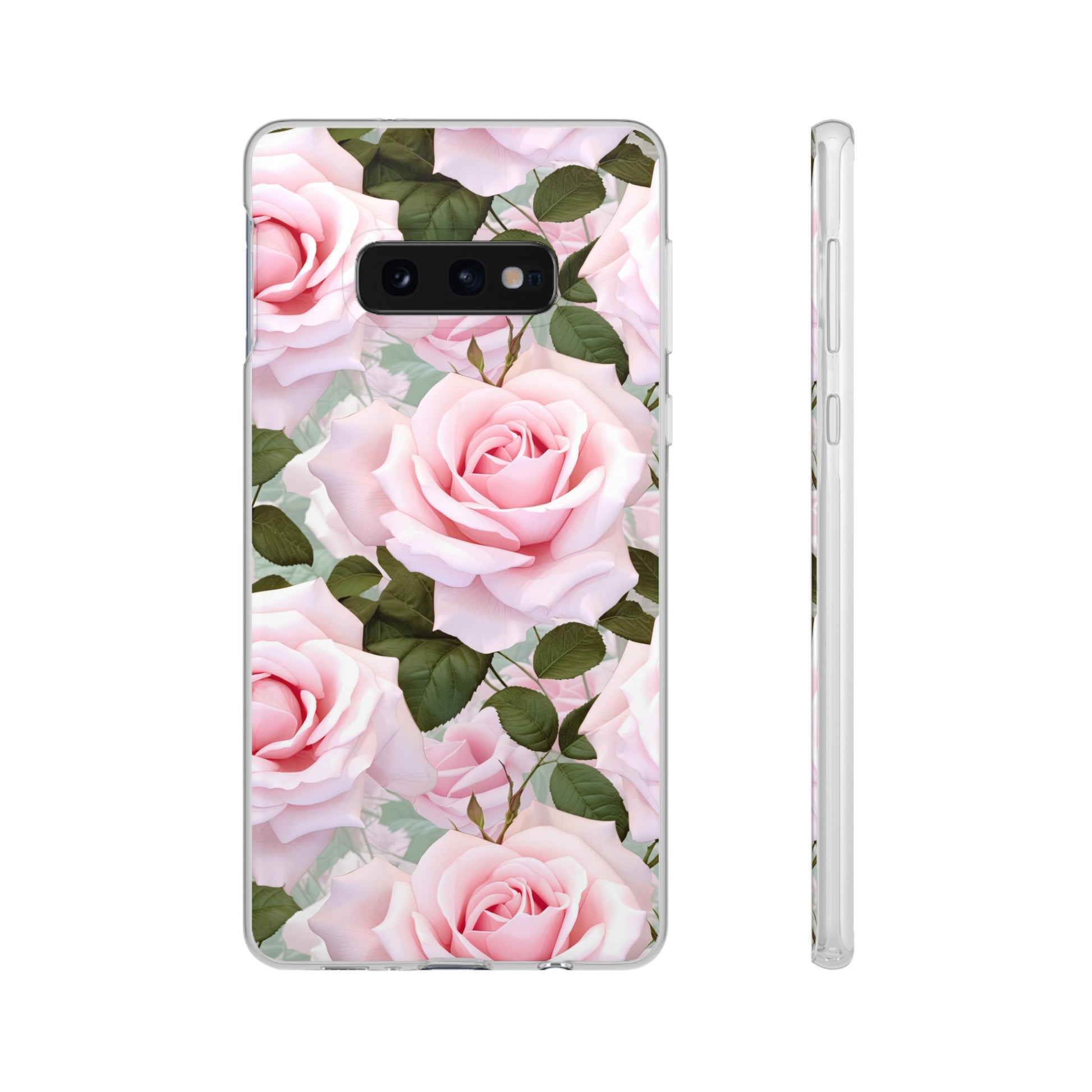 Flexible Pink Rose Phone Case