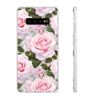 Flexible Pink Rose Phone Case