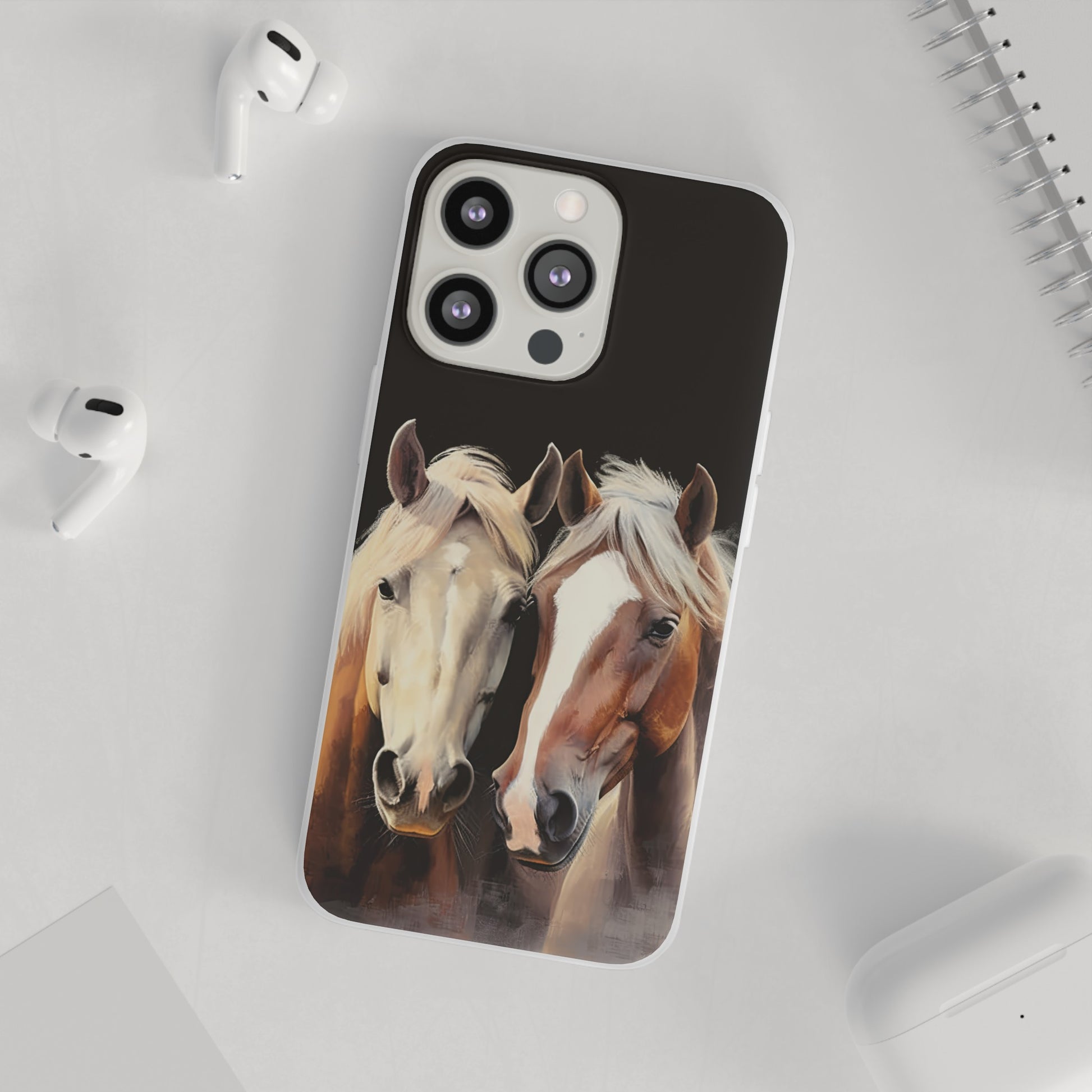 Flexible Horse Phone Case "Reliable Companions"