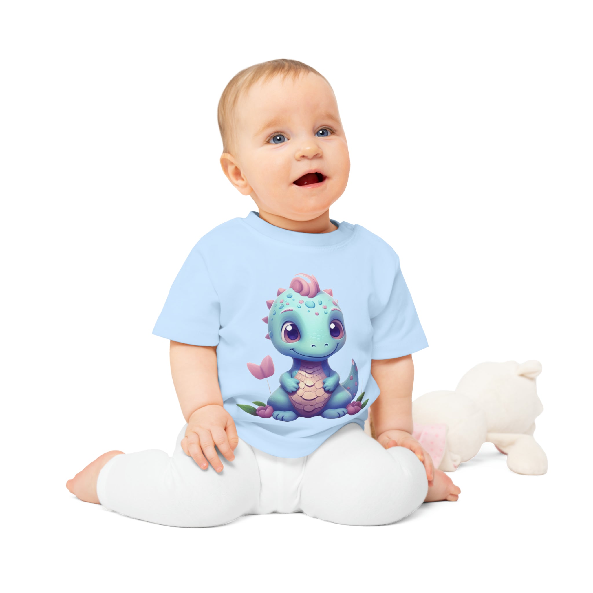 Baby-Dinosaurier-T-Shirt – umweltfreundlich